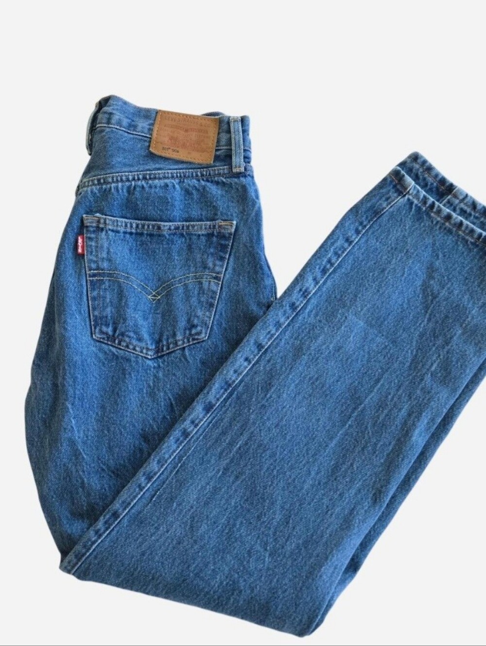 Vintage Levi's 501 Straight Leg Jeans – Medium Wash – W26 L32